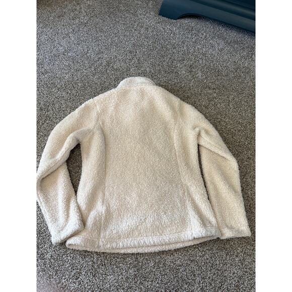 Patagonia Los Gatos Fleece Pullover Womens Small White Sherpa Quarter Zip - Picture 6 of 9